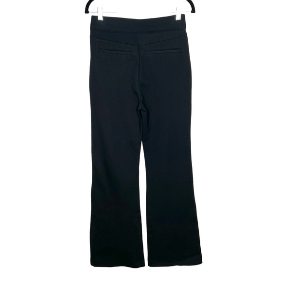 SPANX Hi-Rise Flare Pants Size Medium Tall NWT Black Ponte Knit Capsule Wardrobe - Picture 3 of 7
